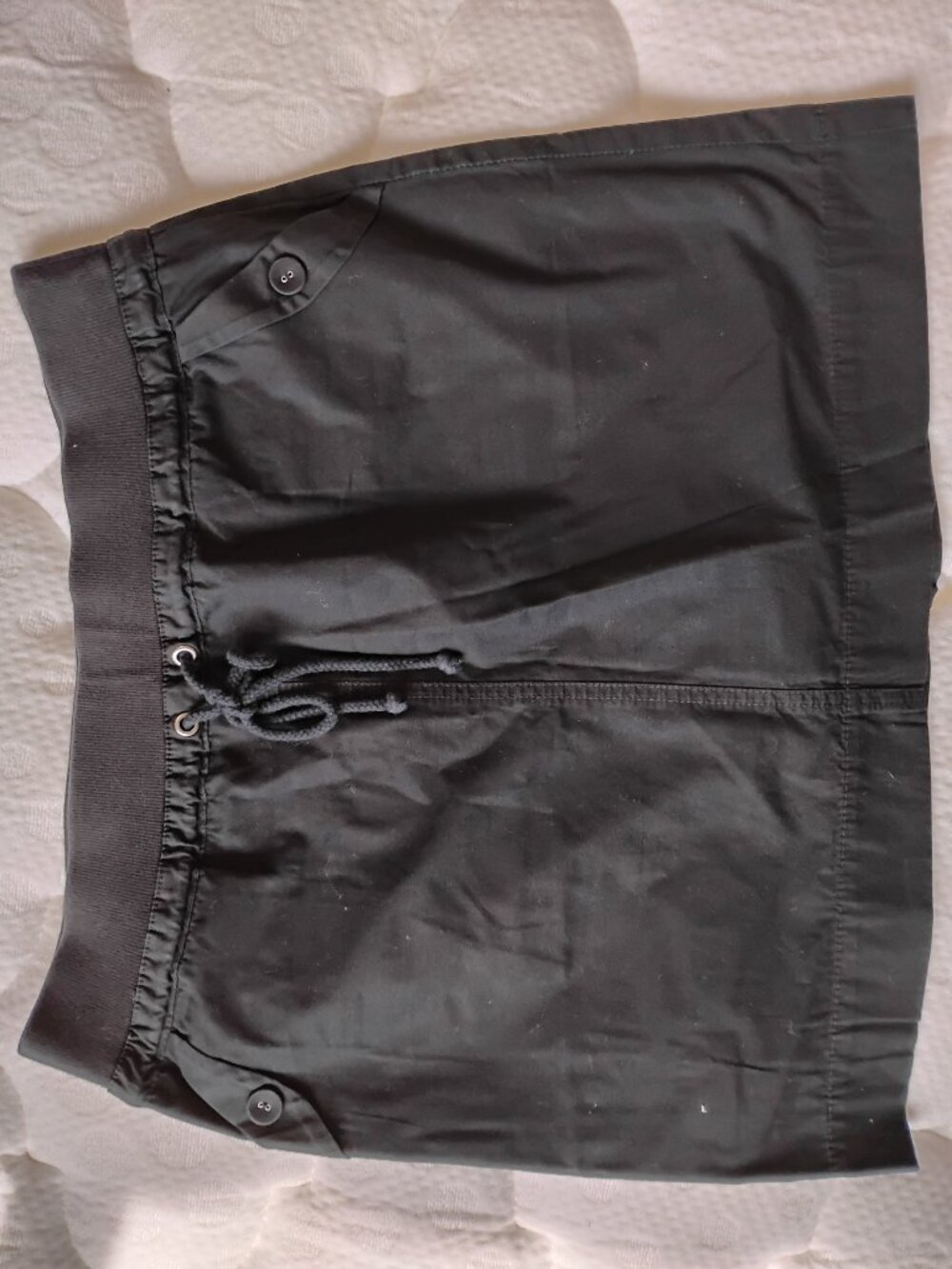 Comfy black skort